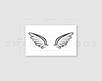 Wing Couple Temporary Tattoo (Set of 3)