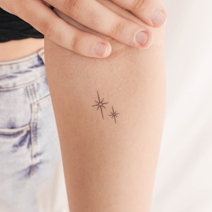 Shining Sparkles Temporary Tattoo (Set of 3)