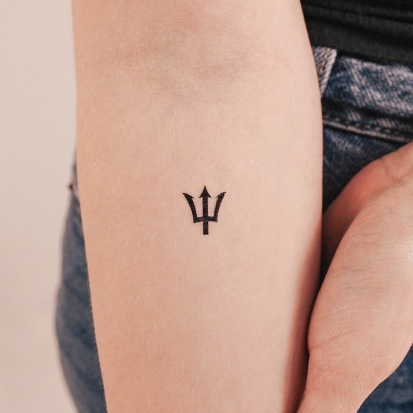 Trident Temporary Tattoo (Set of 3)