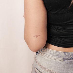 Small Running Cheetah Temporary Tattoo (Set of 3)