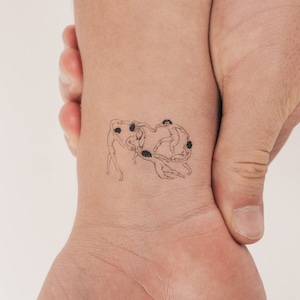 Il tatuaggio temporaneo della danza (set di 3)
