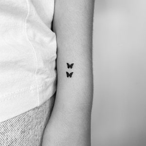 Butterfly Couple Temporary Tattoo (Set of 3)