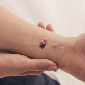 Fig Temporary Tattoo (Set of 3)