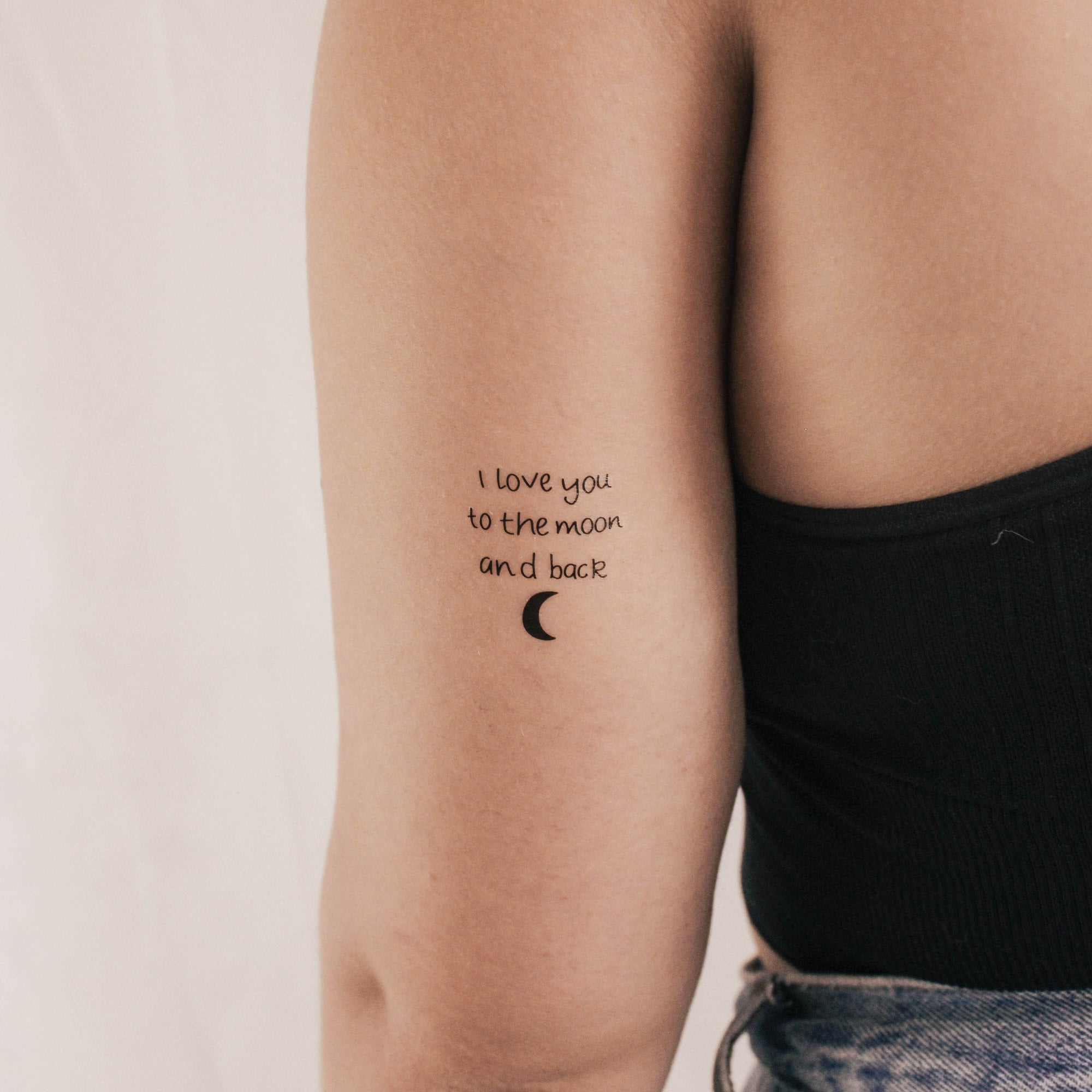 I Love You to the Moon and Back Tattoos