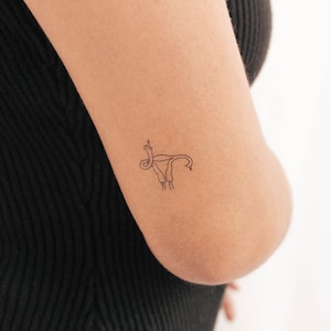 Angry Uterus Temporary Tattoo (Set of 3)