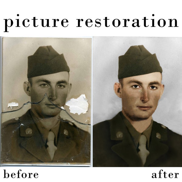 Picture Restoration, Gift For Grandparents, Grandma Gift, Grandpa Gift, Old Picture Edit, Professional Photoshop Editing, Fix Damaged Photo