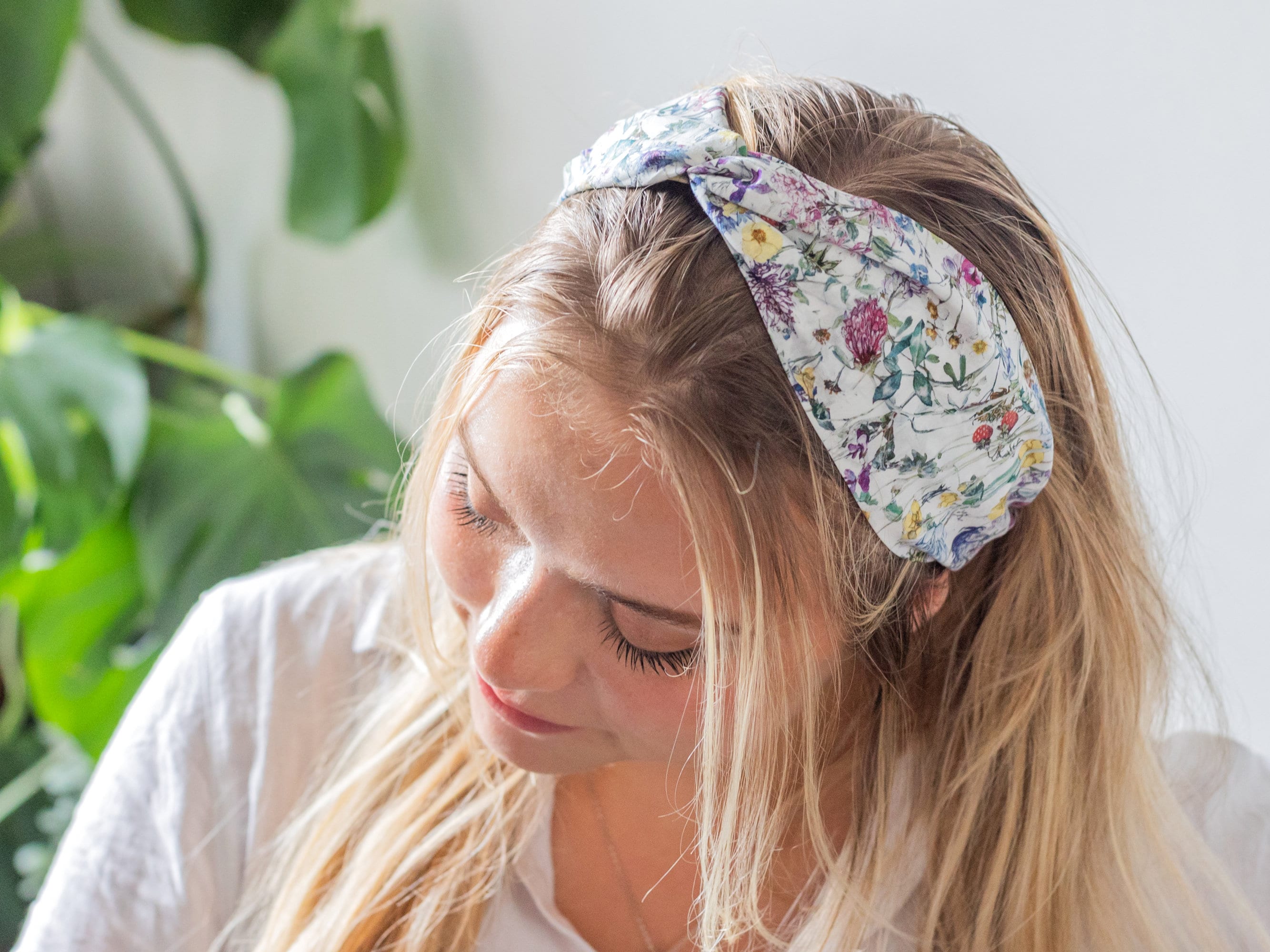 NWT J. CREW LIBERTY FLORAL Liberty FABRIC TWIST ELASTIC HEADBAND OLDSTOCK RARE Women main image 3