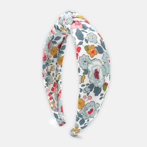 Padded Knot Headband, Liberty London Betsy P Print | Holme & Moss