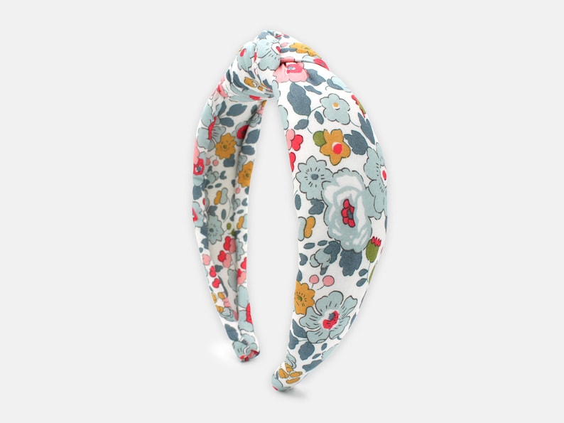 Padded Knot Headband, Liberty London Betsy P Print | Holme & Moss