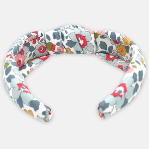 Padded Knot Headband, Liberty London Betsy P Print | Holme & Moss