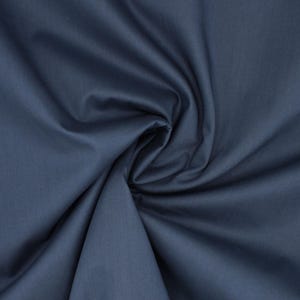 Liberty Fabrics Navy C Plain Tana Lawn™ Cotton – Half Metre or Metre – Sewing, Dressmaking, Quilting