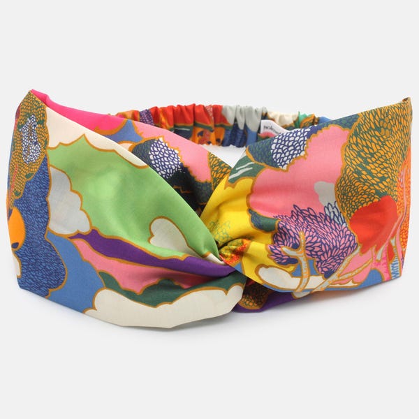 Diadema Liberty Fabric Twist – Estampado Prospect Road A – Accesorio para el cabello suave y cómodo para mujer