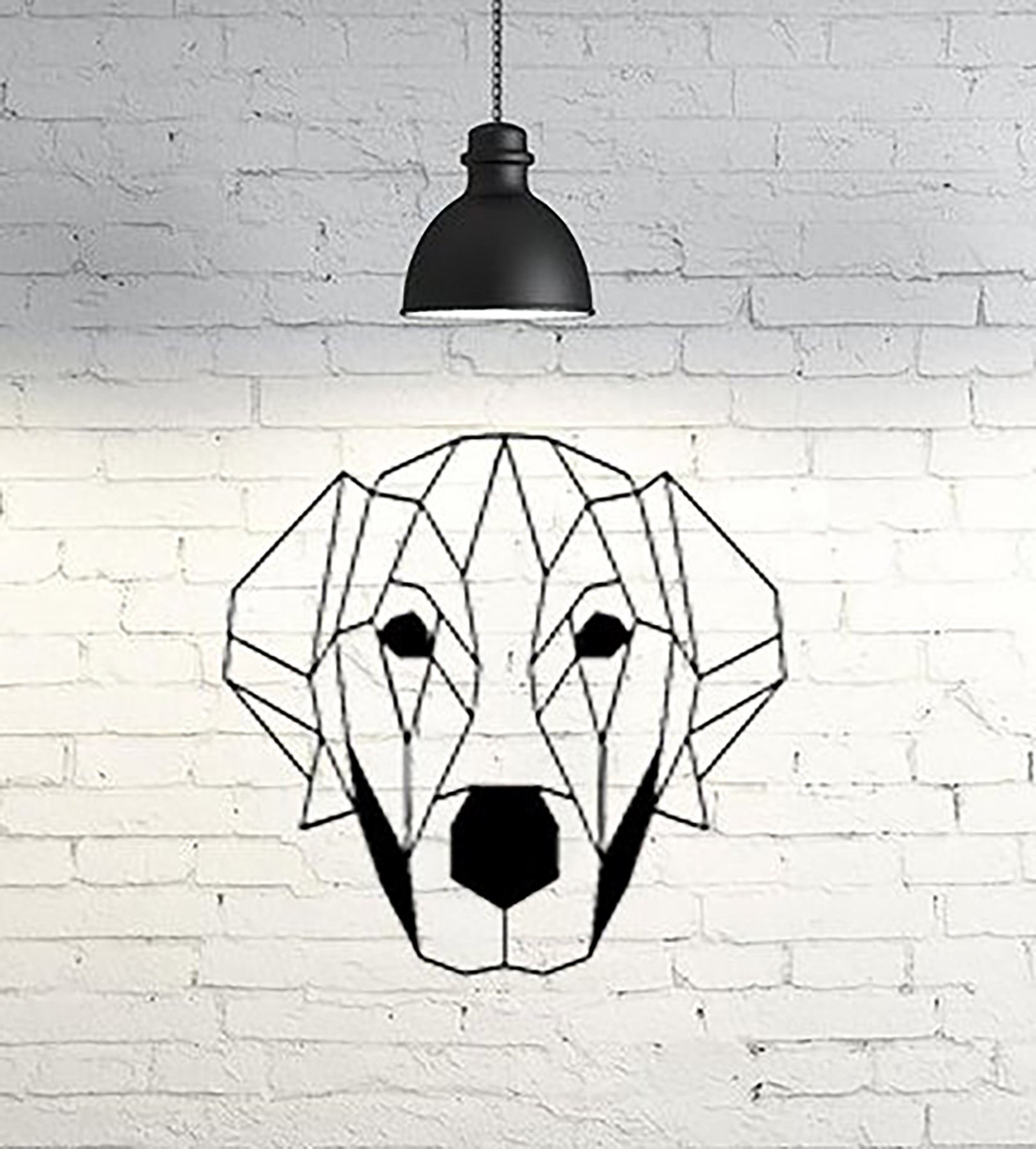 Dog Dog Wall Decor Dog Gift Nature Minimalist Wall Art 3D Etsy