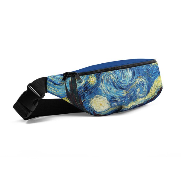 Van Gogh Starry Night Art Fanny Pack Belt Bag Rinonera Hip Bag Women Belt Bag Girls Original Bag Minibag Purse Waist Bag Birthday Gift Cross