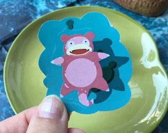 Slowpoke sticker (glossy paper)
