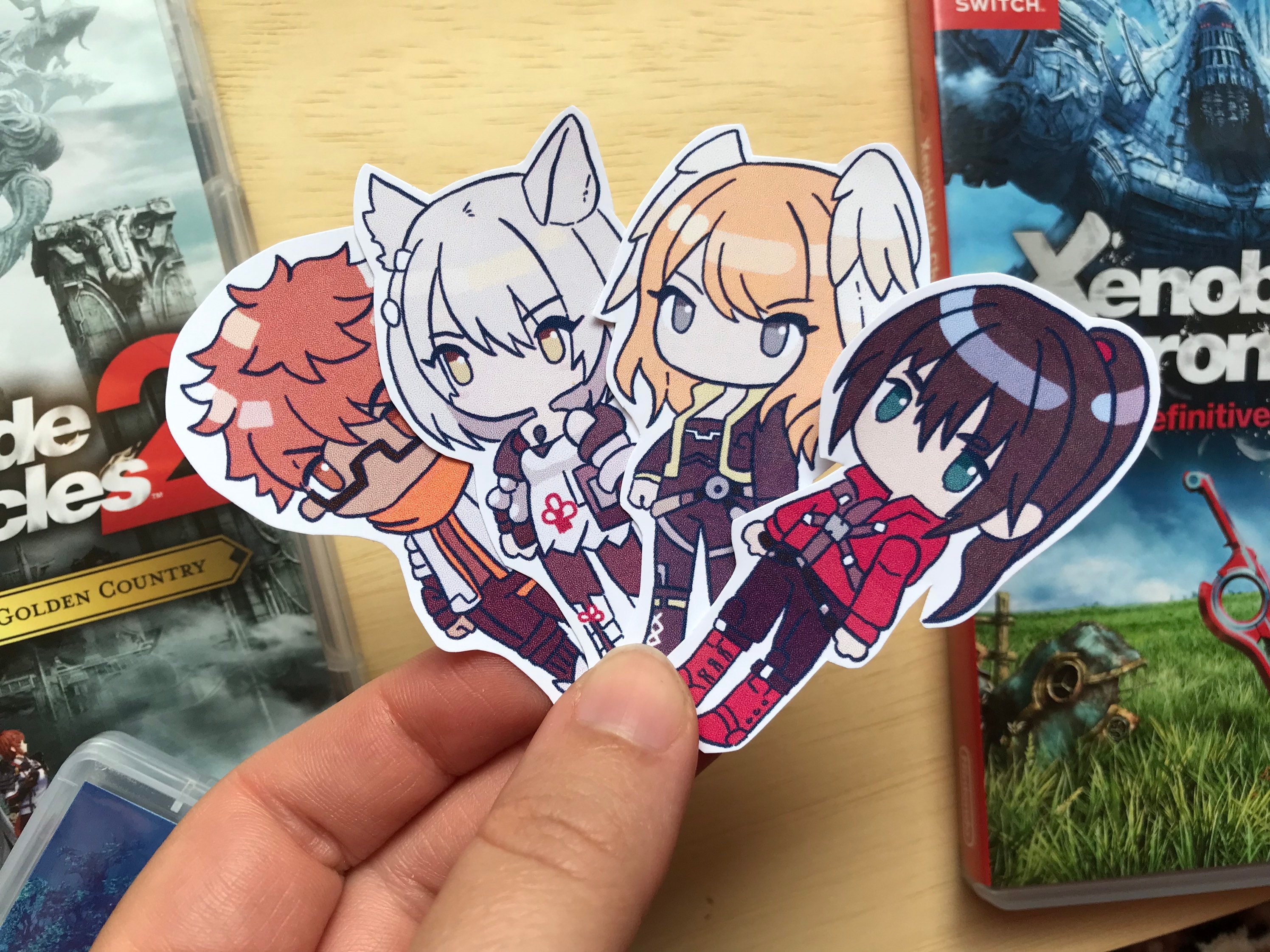 Eunie Xenoblade Chronicles 3, 6 Gloss-Finish Decal Sticker