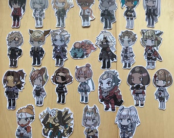 Choose your character sticker (Xenoblade Chronicles 3, glossy)