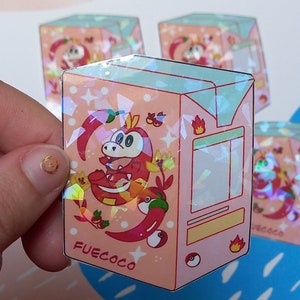 Fuecoco holografische sticker (Pokemon Violet Pokemon Scarlet)