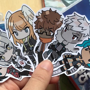 Conjunto de adesivos Noah, Mio, Eunie, Taion, Lanz, Sena (Xenoblade Chronicles 3, brilhante)