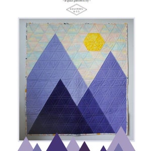 Geo Peaks PDF-quiltpatroon