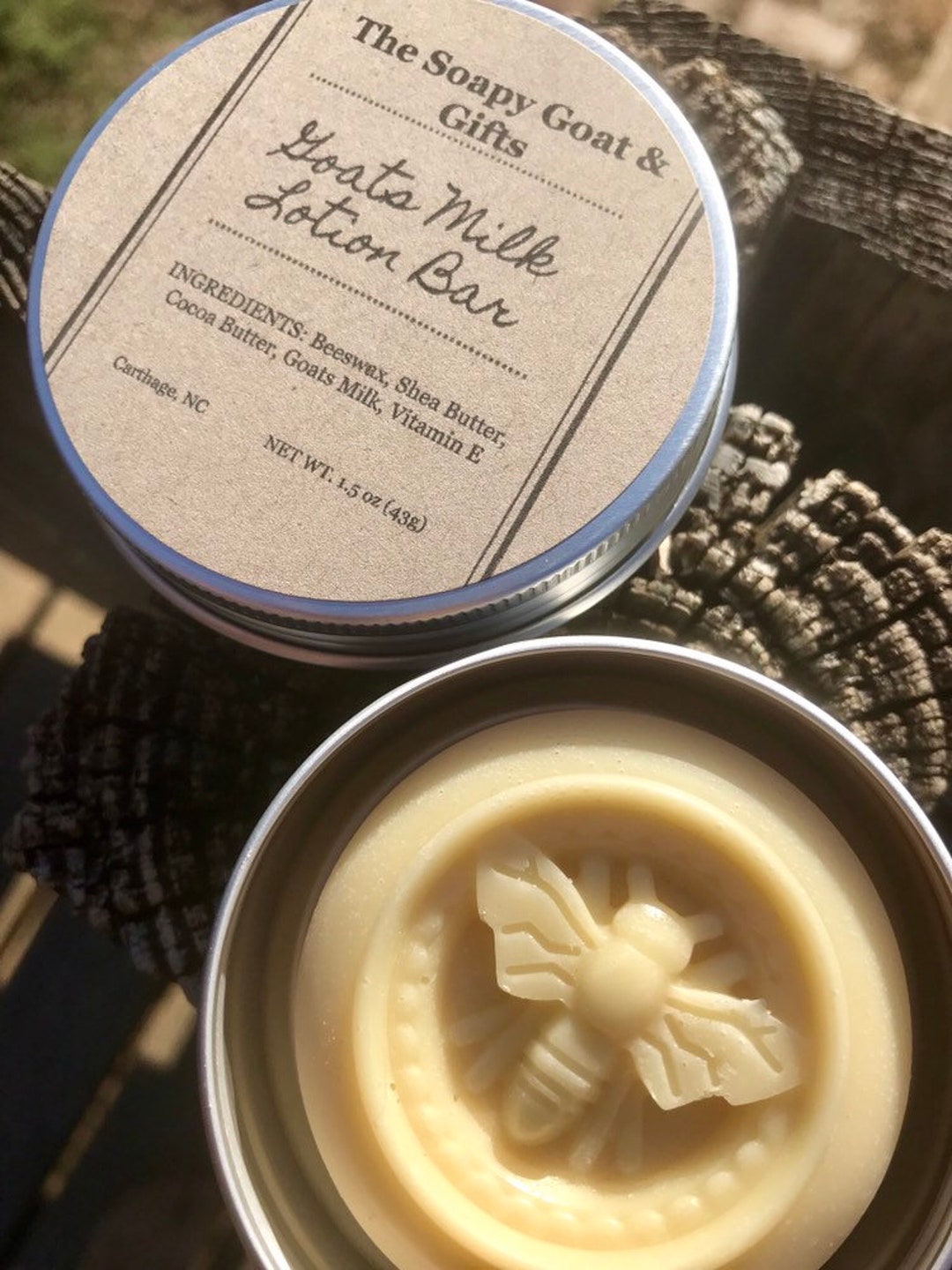 Goats Milk Lotion Bar Etsy