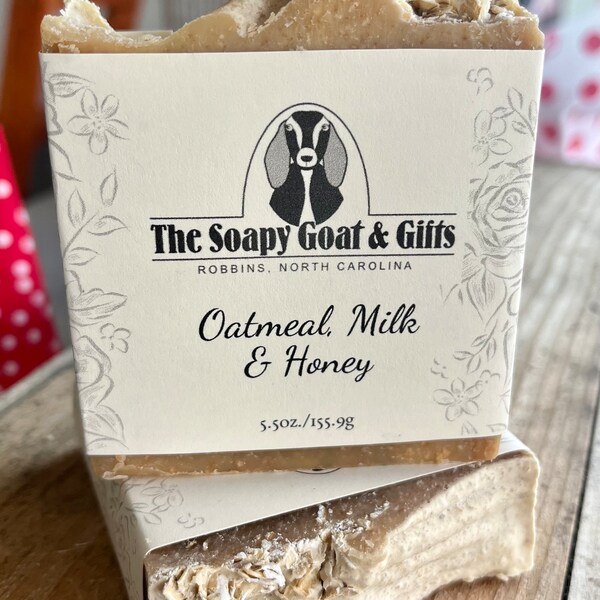 Oatmeal Milk and Honey Goats Milk Soap