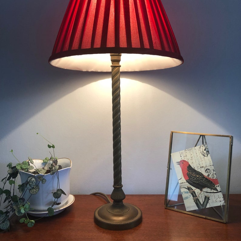 Brass Table Lamp By Laura Ashley