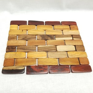 Solid Wood Medium size Foldable Trivet