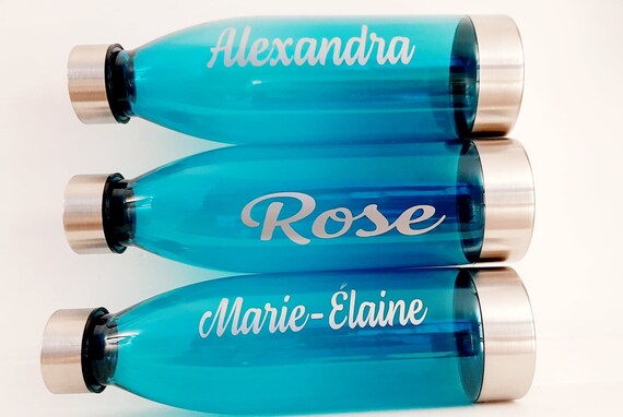 Personalized Water Bottles In Arabic Or Latin Language Custom Etsy