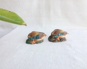 Lovely Wooden Hand-Carved Miniature Ducks, Vintage Duck Figurine, Wood Home Decor, Decorative Duck, Hand Painted Duck, Duck Decoy