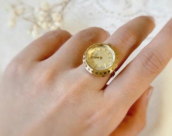 超格安一点 Watch Enamel Black Chandler Vintage RARE With Design Floral アクセサリー