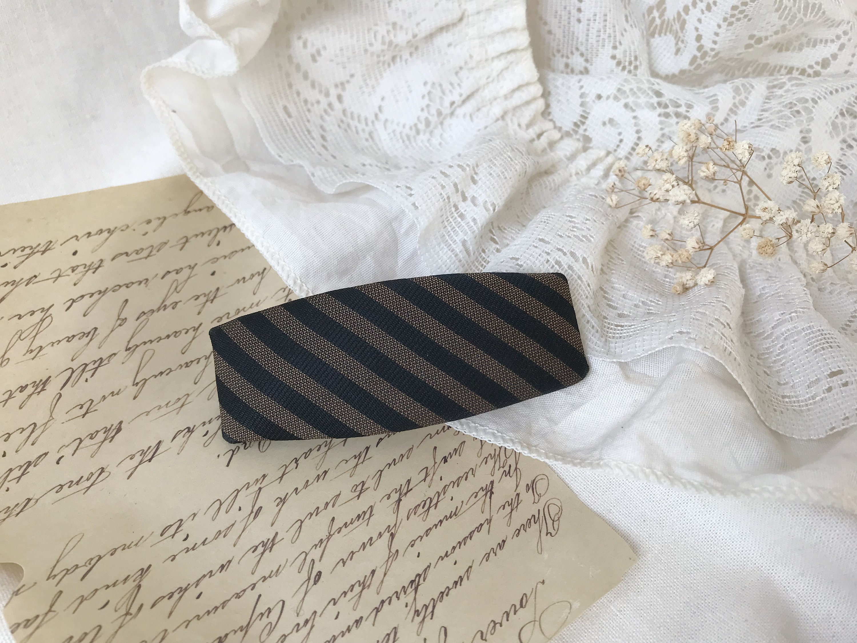 Fendi Hair Clip Pequin Barrette Authentic Brown Black Fendi Hair Barrettes for Women for sale | eBay main image 2
