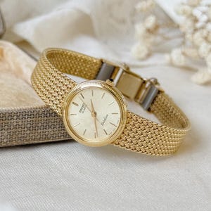 [z201]Seiko レディースクォーツ時計 ゴールド Seiko gold ladies - Etsy 日本