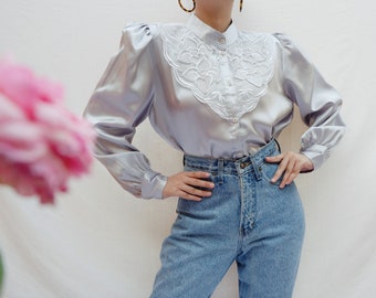 1980s blouse