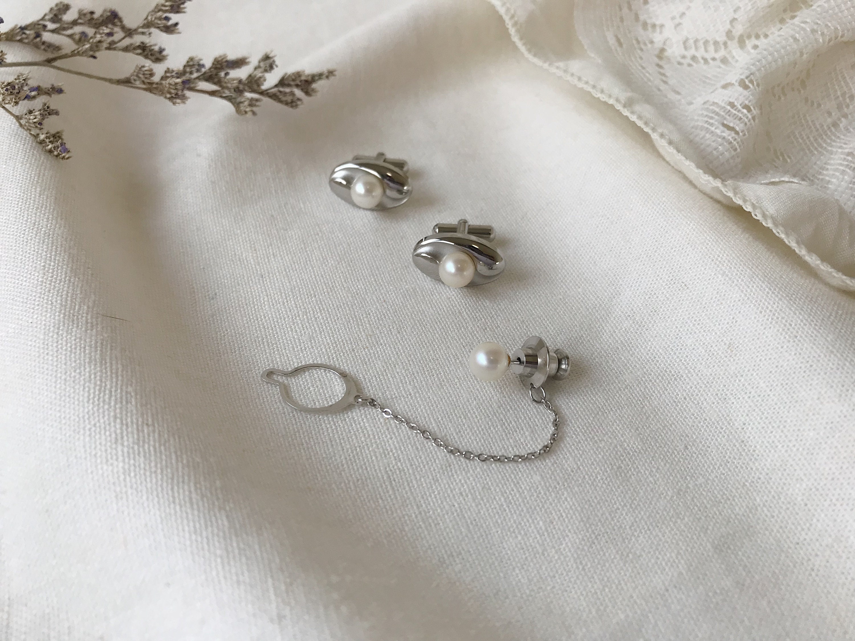 Vintage TAKASHIMAYA Grande.a P.m.p Silver Plated With Pearls