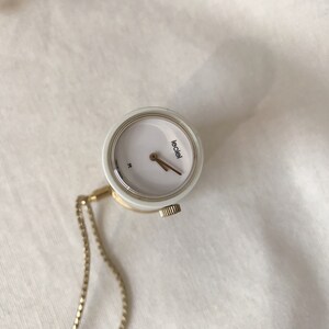 Vintage Leciel SEIKO Pendant Watch Necklace, Mechanical Hand Wind, Retro Watch, Made in Japan image 4