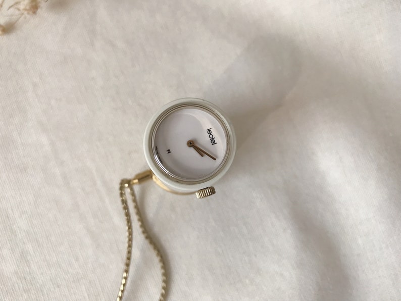 Vintage Leciel SEIKO Pendant Watch Necklace, Mechanical Hand Wind, Retro Watch, Made in Japan image 4