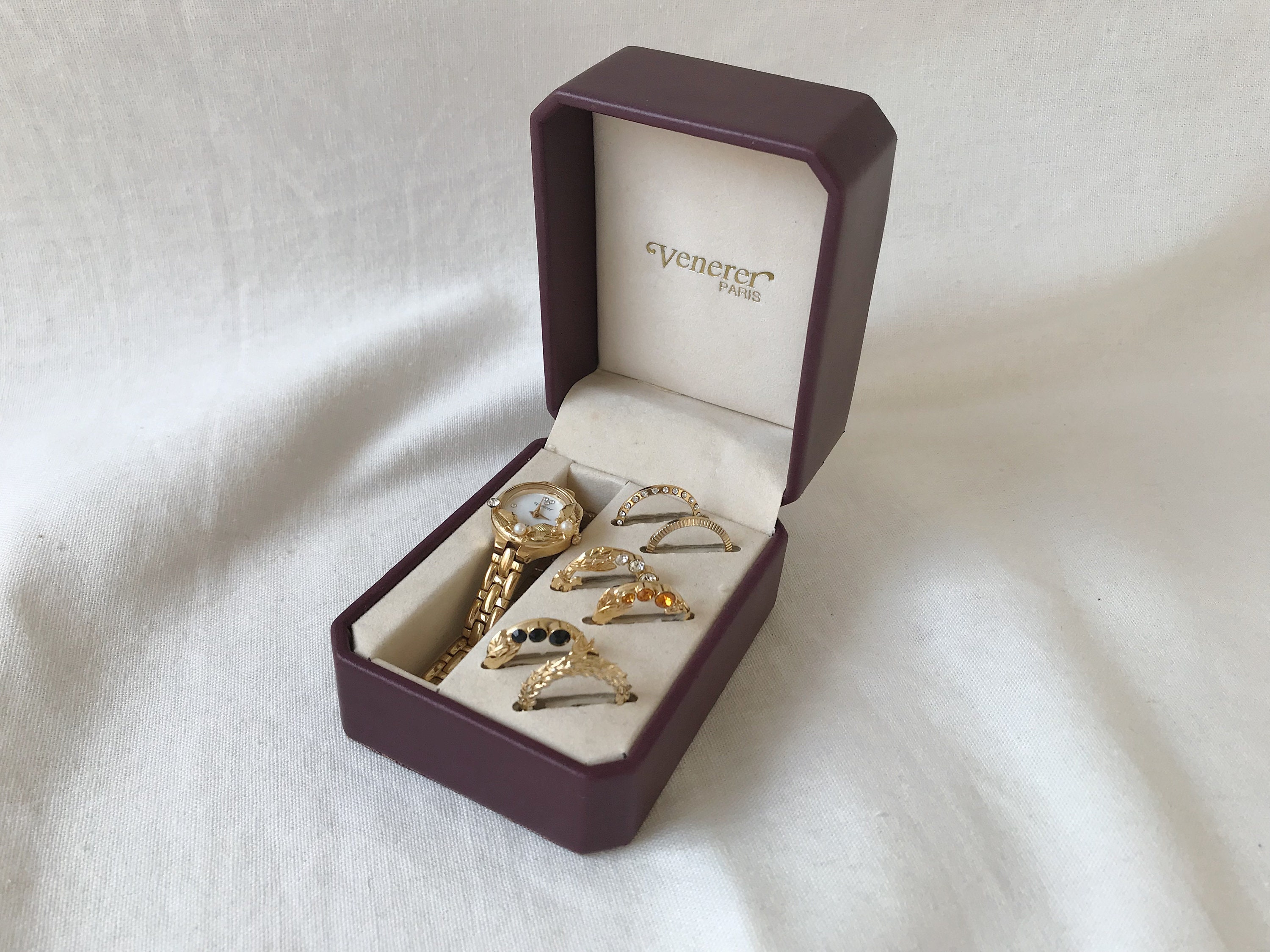 Venerer PARIS べニアパリス 腕時計 チェンジベゼル K18 GP Venerer