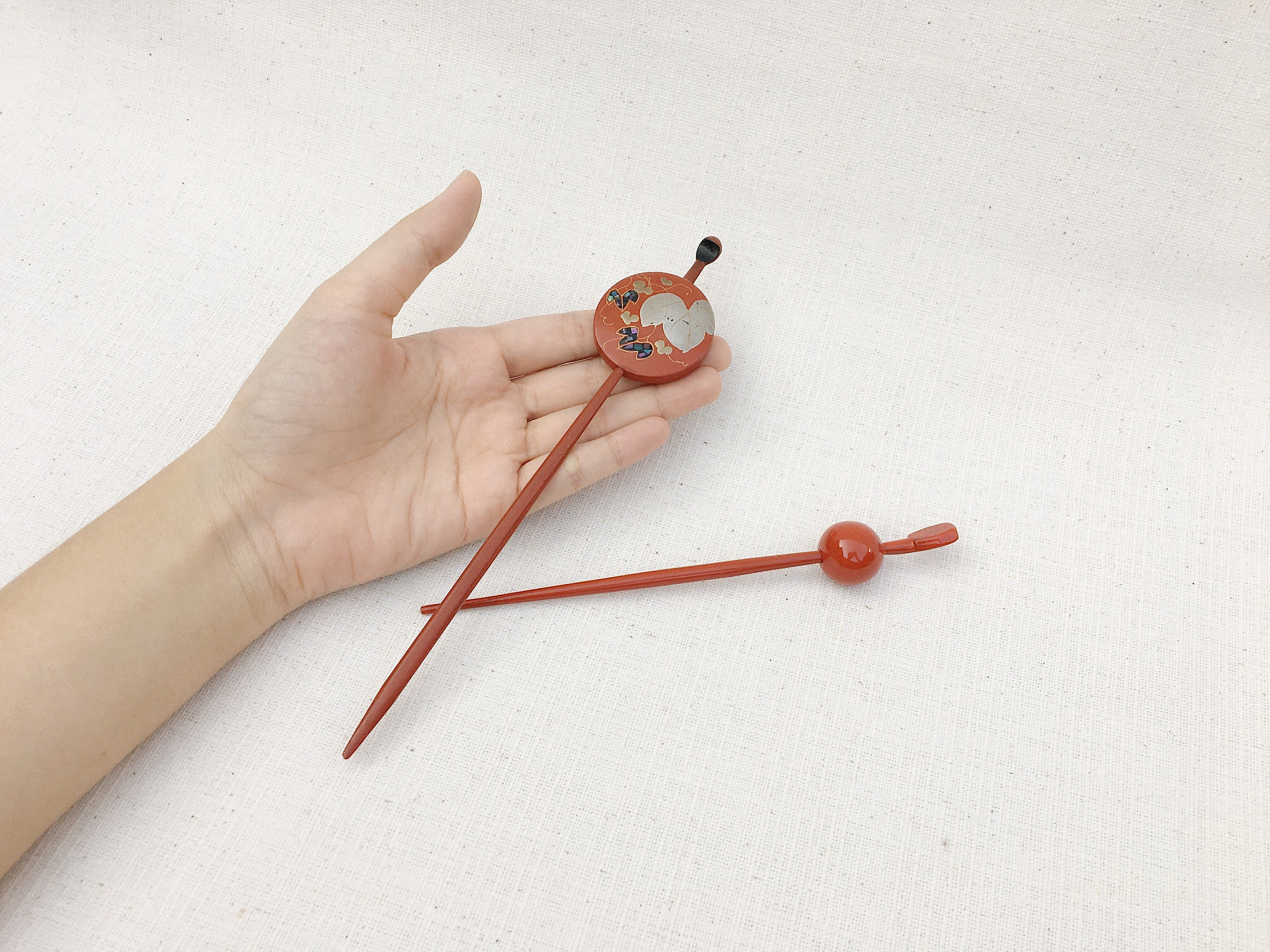 Traditional japanese hair on sale pins
