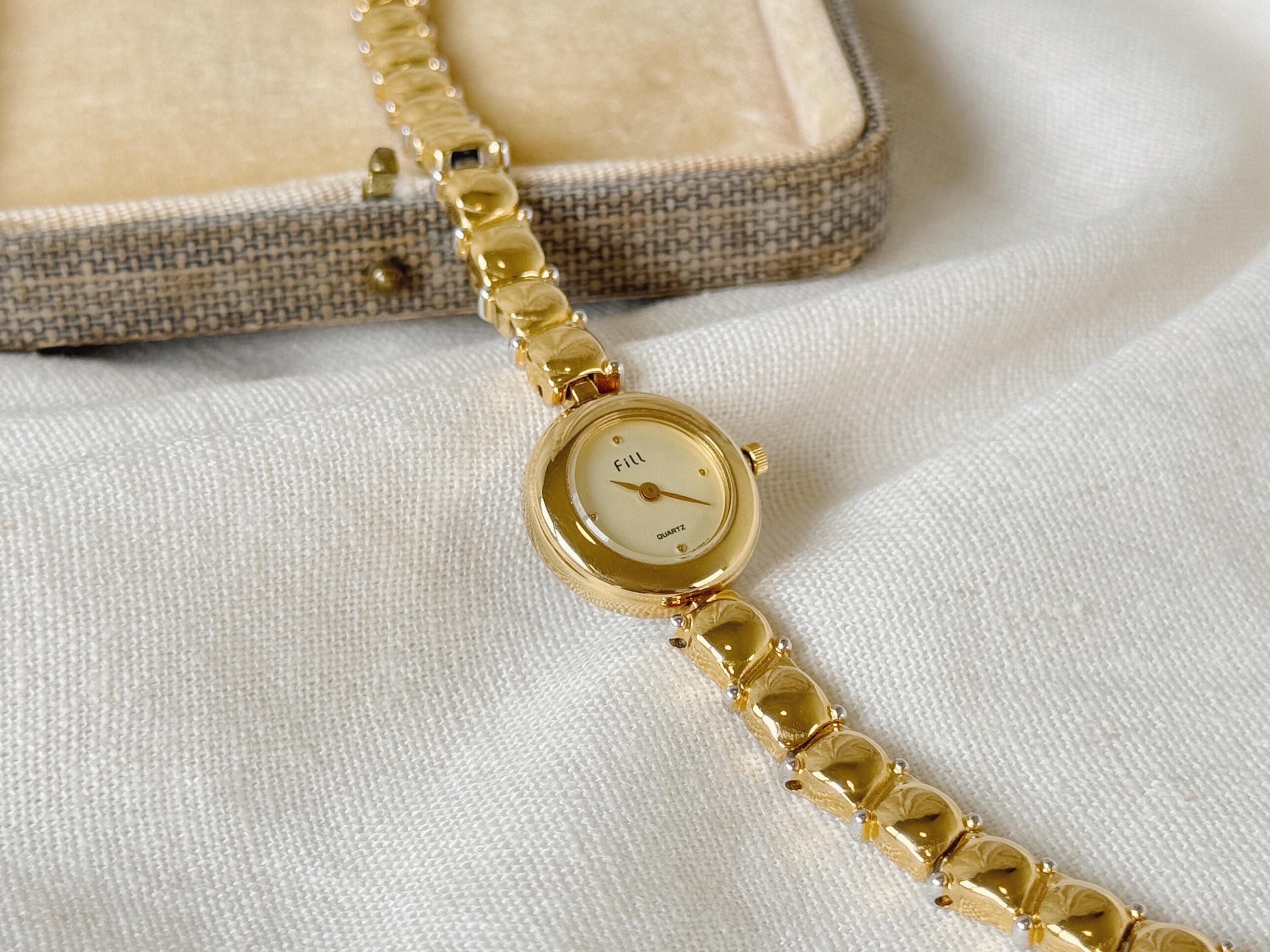 Vintage Citizen Gold Tone Bracelet Women