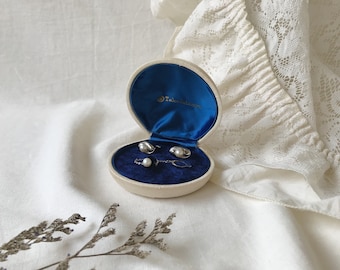 Vintage TAKASHIMAYA Grande.a P.m.p Silver Plated With Pearls