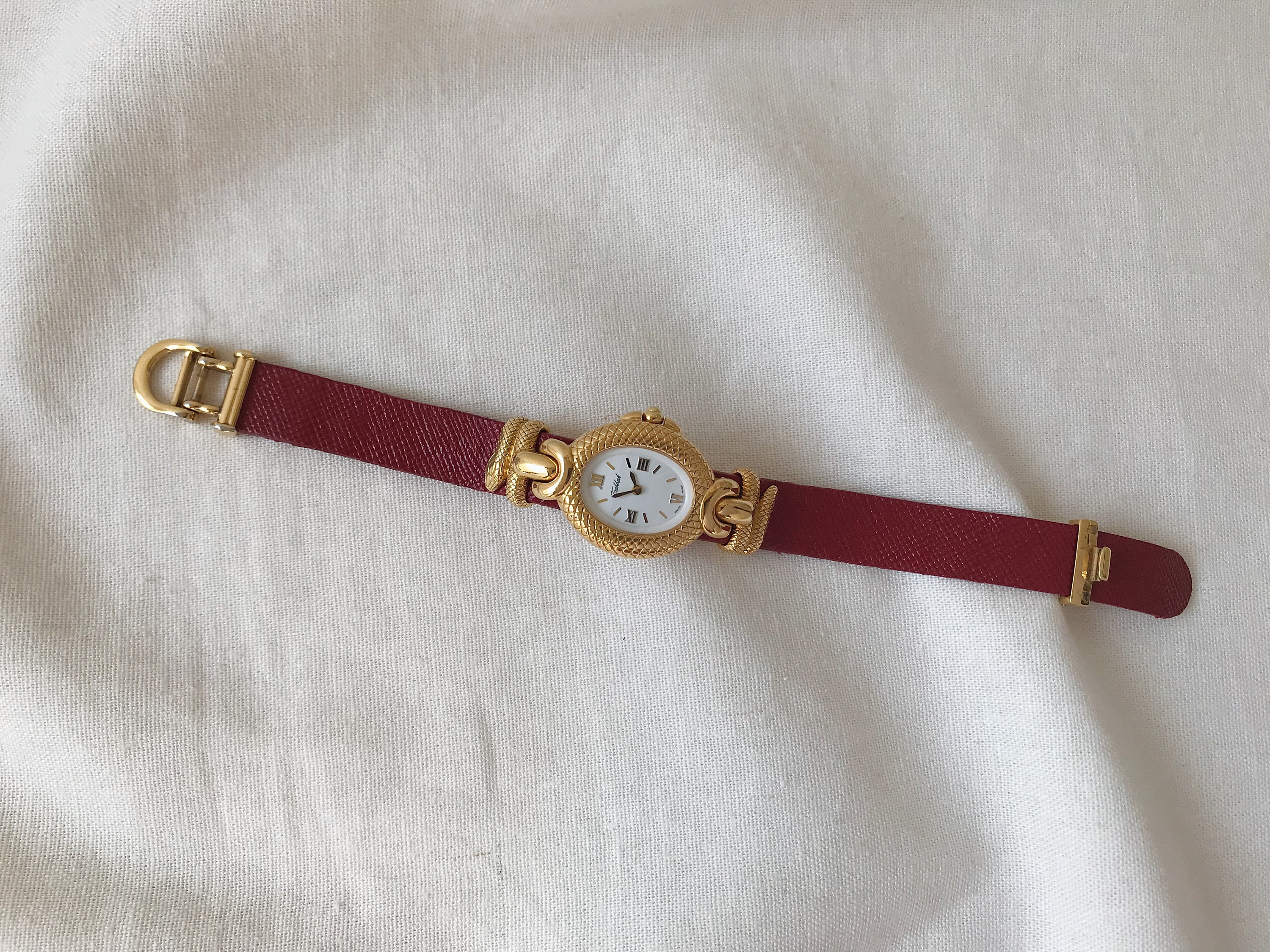 Tabbah Copacabana Gold Plated Women Wristwatch, Plague or G