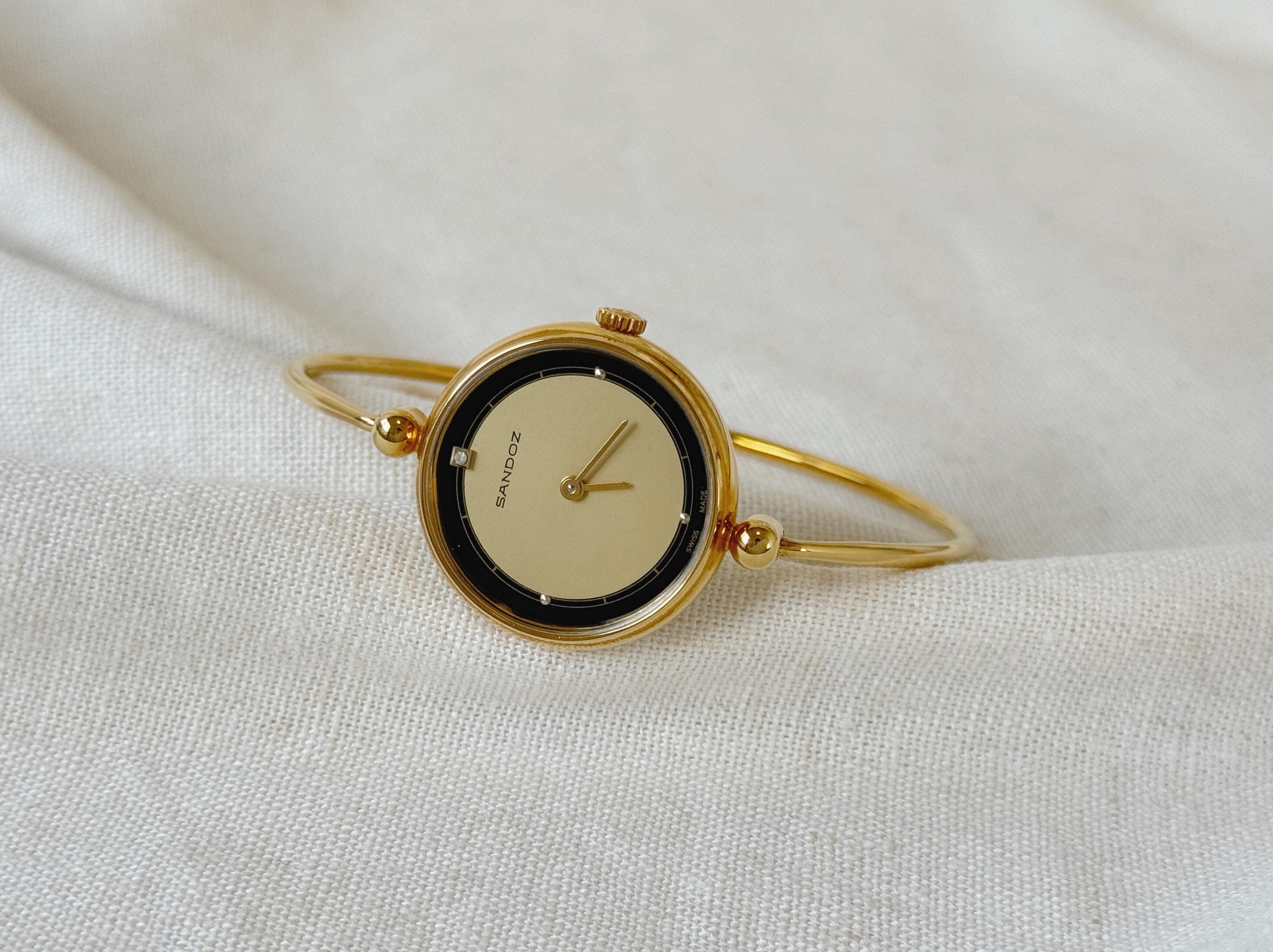 SANDOZ レディース腕時計 シルバー Vintage Sandoz lady Quartz watch. | eBay
