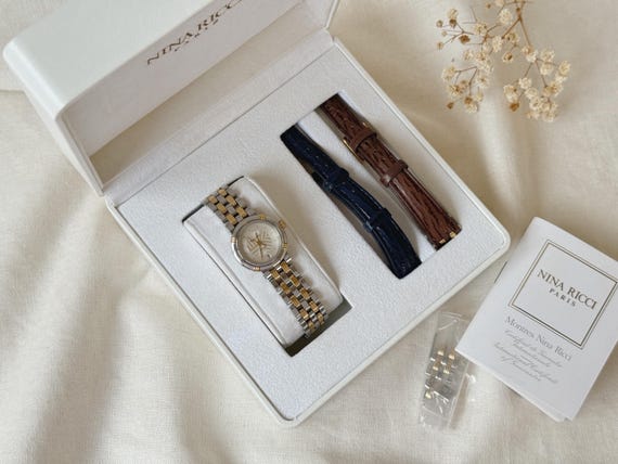 Vintage NINA RICCI Ladies Watch With Box, Swiss Made