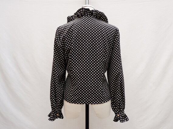 Vintage Black Polka Dot Women's Hoodie