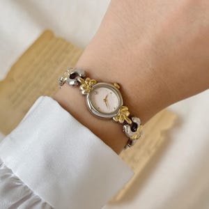 NOEVIR CITIZEN Silber Und Goldfarbenes Metall Damen Armbanduhr, Quarzwerk, People Japan, Vintage Damen Armbanduhr