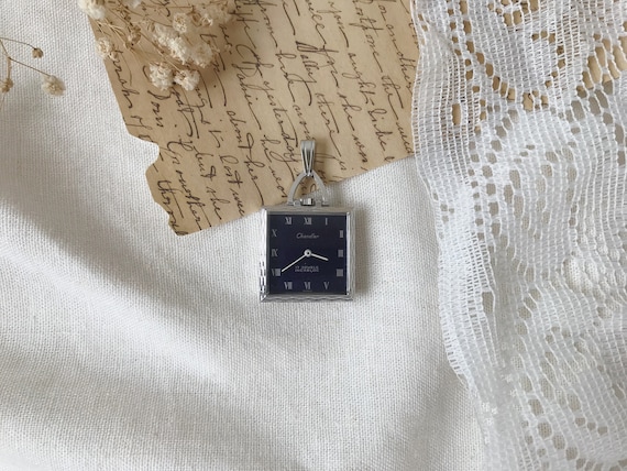 Buy Vintage Chandler Silver Tone Pendant Watch, 17 Jewels 