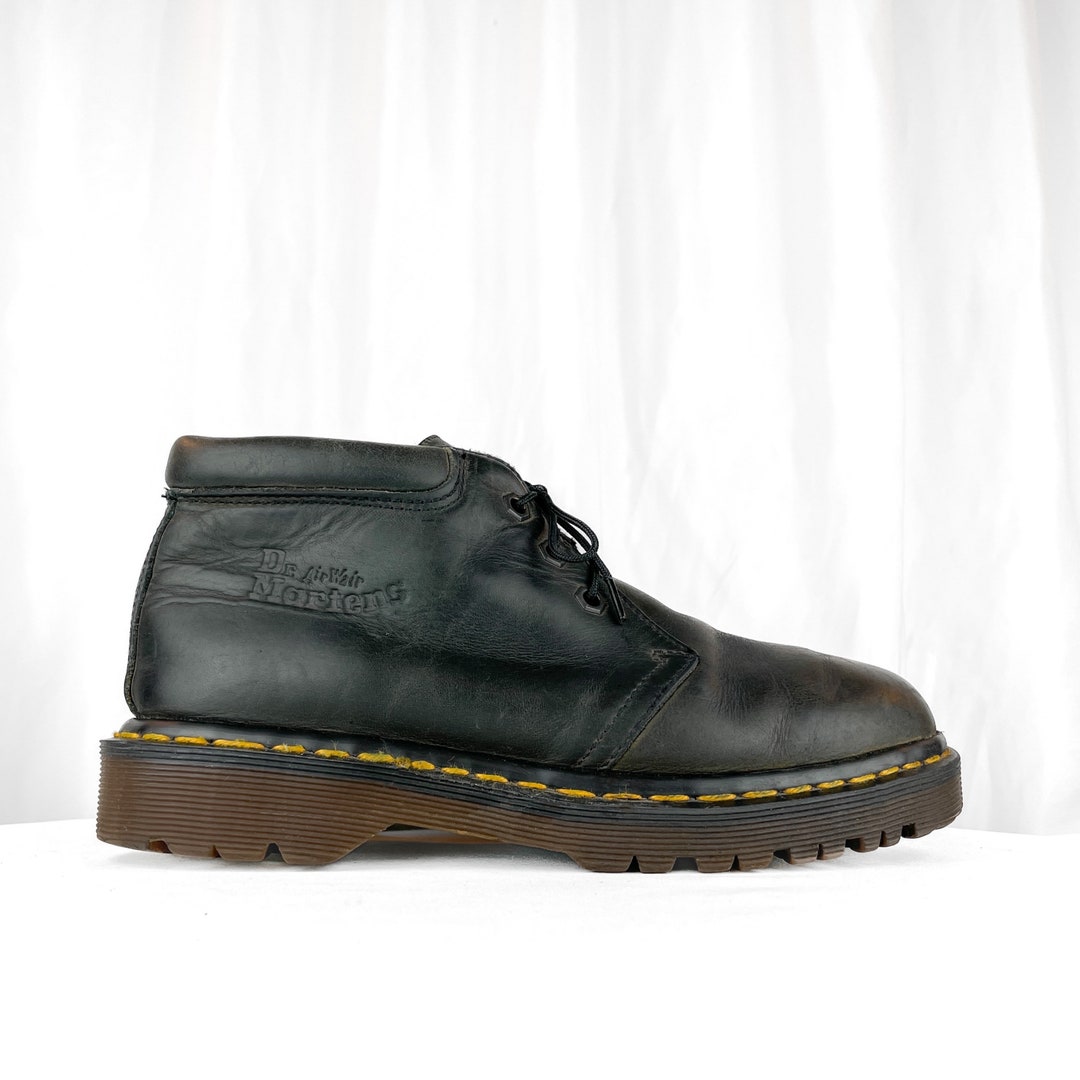 Vintage Doc Marten Boots Lace up Vintage 90s Black - Etsy