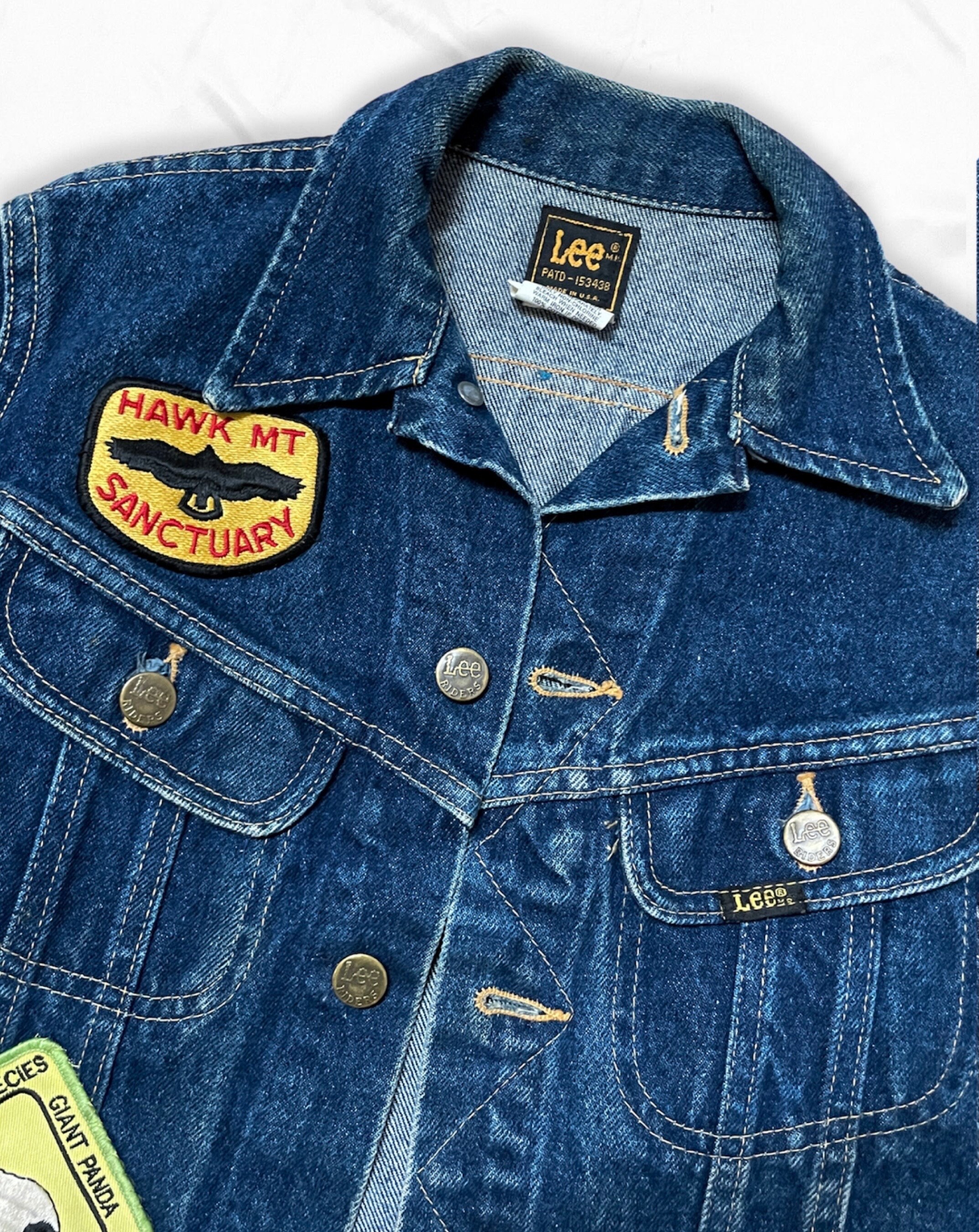 80年代 Lee ライダース パッチ デニム ジャケット | ヴィンテージ