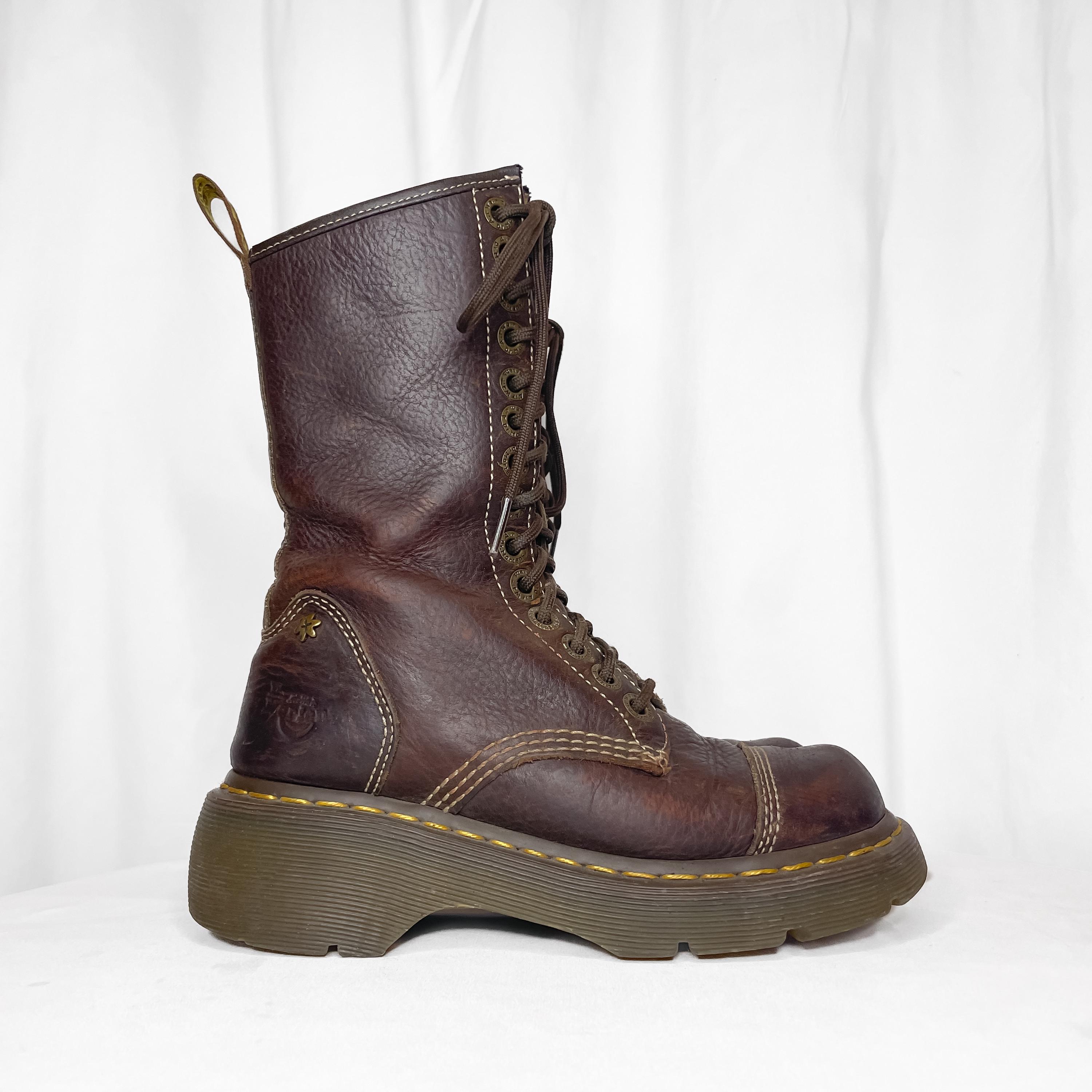 Vintage Dr Marten Boots | Tall Lace up | Miranda Boots